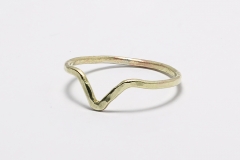 Chevron Brass Ring
