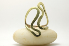 Amorphic Brass Ring